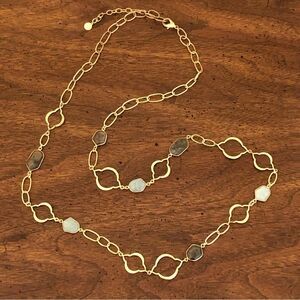 stella & dot | Arabesque Necklace | Gold | 33.5” Adjustable